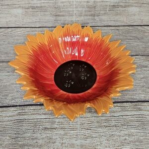 Nantucket Home Ceramic Sunflower Bowl Candy Dish
